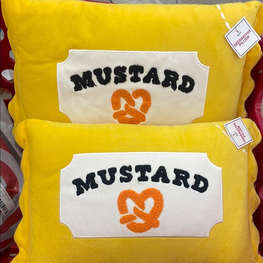 Yellow Mustard Decorative Pillow